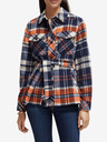 Scotch & Soda Leichter blauer Damen-Kurzmantel mit Wollmischung Scotch & Soda