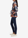 Scotch & Soda Leichter blauer Damen-Kurzmantel mit Wollmischung Scotch & Soda