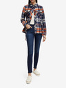Scotch & Soda Leichter blauer Damen-Kurzmantel mit Wollmischung Scotch & Soda