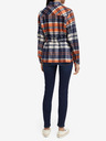 Scotch & Soda Leichter blauer Damen-Kurzmantel mit Wollmischung Scotch & Soda