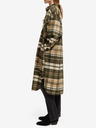 Scotch & Soda Brauner leichter Damen-Hemdenmantel mit Wollmischung Scotch & Soda