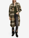 Scotch & Soda Brauner leichter Damen-Hemdenmantel mit Wollmischung Scotch & Soda