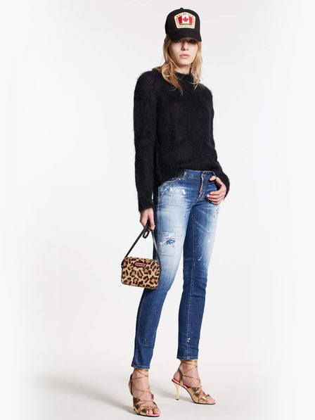 DSQUARED2 Blaue Slim-Fit-Jeans für Damen DSQUARED2