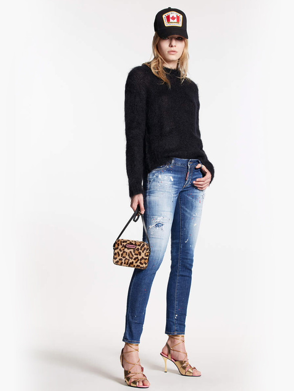 DSQUARED2 Blaue Slim-Fit-Jeans für Damen DSQUARED2