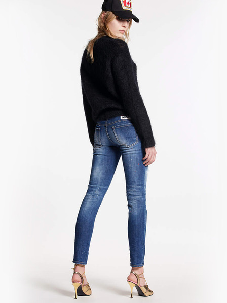 DSQUARED2 Blaue Slim-Fit-Jeans für Damen DSQUARED2