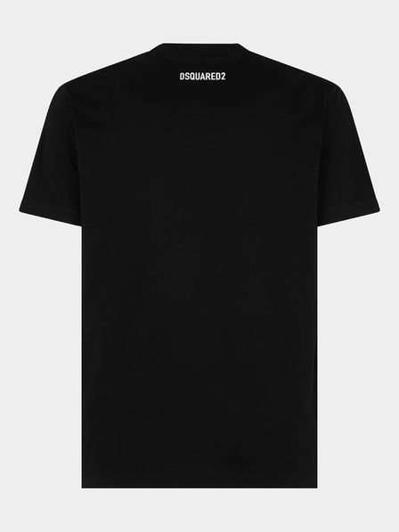 DSQUARED2 Schwarzes Herren-T-Shirt DSQUARED2