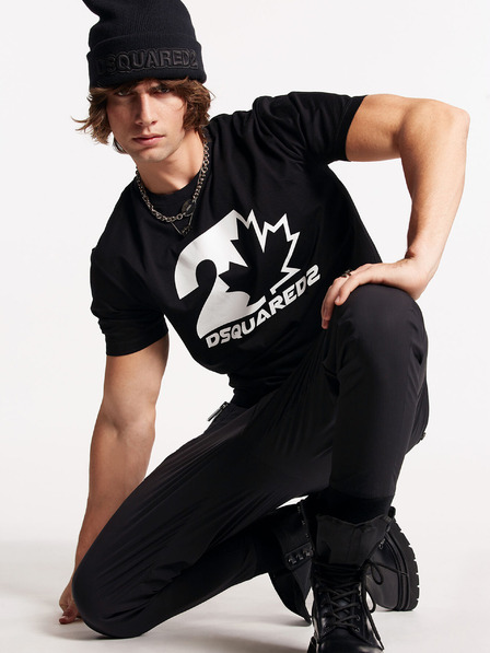 DSQUARED2 Schwarzes Herren-T-Shirt DSQUARED2