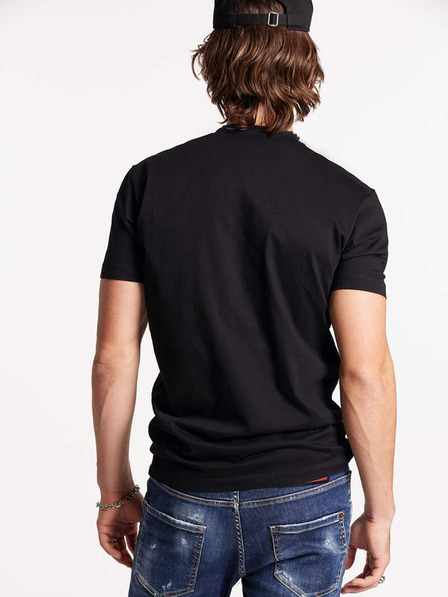 DSQUARED2 Schwarzes Herren-T-Shirt DSQUARED2