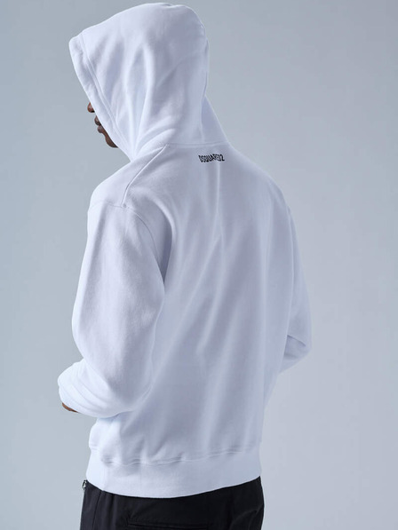 DSQUARED2 Weißer Herren-Kapuzenpullover DSQUARED2