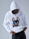 DSQUARED2 Weißer Herren-Kapuzenpullover DSQUARED2
