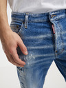 DSQUARED2 Blaue Herren-Straight-Fit-Jeans DSQUARED2