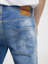 DSQUARED2 Blaue Herren-Straight-Fit-Jeans DSQUARED2