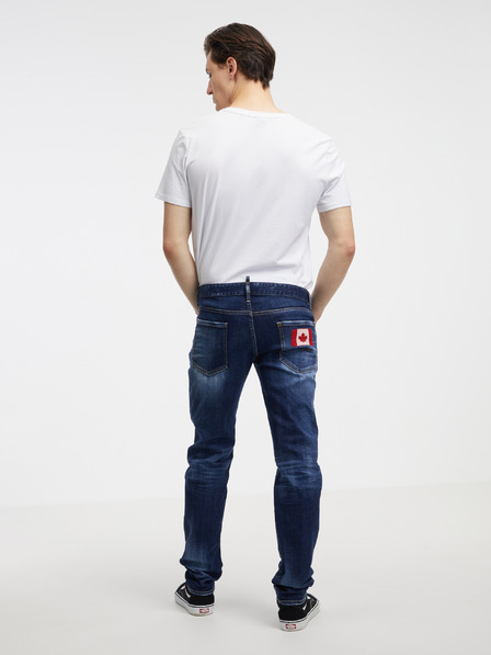 DSQUARED2 Blaue Herrenjeans mit gerader Passform DSQUARED2