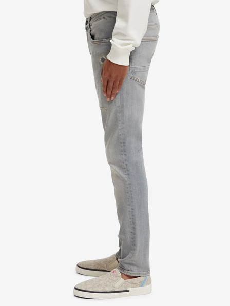 Scotch & Soda Graue Herrenjeans mit schmaler Passform Scotch & Soda