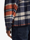 Scotch & Soda Blaues Herrenhemd leichte Jacke mit Scotch & Soda Wollmischung