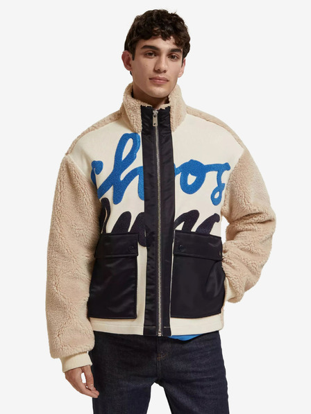 Scotch & Soda Beige Herren-Leichtgewicht-Jacke Scotch & Soda