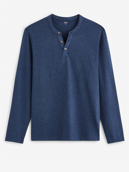 Celio Dunkelblaues Herrenhemd Celio Fegetiml