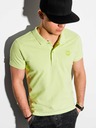 Ombre Clothing Hellgrün Herren Basic Polo Shirt Ombre Kleidung