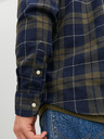 Jack & Jones Blaues und grünes Jack & Jones Heridan Herren-Karohemd