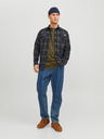 Jack & Jones Blaues und grünes Jack & Jones Heridan Herren-Karohemd