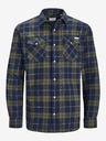 Jack & Jones Blaues und grünes Jack & Jones Heridan Herren-Karohemd
