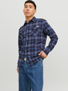 Jack & Jones Dunkelblaues Jack & Jones Heridan Hemd für Herren mit Karomuster