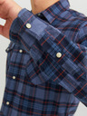 Jack & Jones Dunkelblaues Jack & Jones Heridan Hemd für Herren mit Karomuster