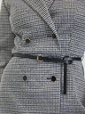 Orsay Weißes und schwarzes gemustertes Damenkleid ORSAY