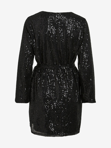 Vila Schwarzes Damen VILA Viglitas Deep Dress