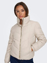 Jacqueline de Yong Cremefarbene Damen-Steppjacke JDY Finno