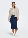 Jacqueline de Yong Cremefarbene Damen-Steppjacke JDY Finno