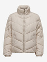 Jacqueline de Yong Cremefarbene Damen-Steppjacke JDY Finno