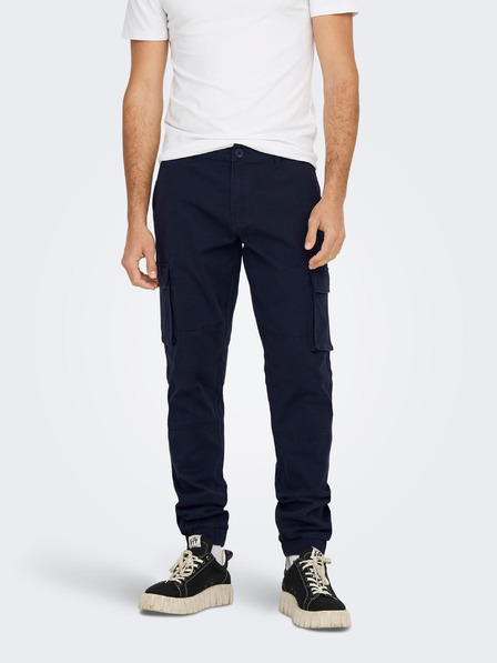 ONLY & SONS Dunkelblaue Hose mit Taschen ONLY & SONS Cam