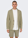 ONLY & SONS Beige Herren-Jacke aus Leinenmischgewebe ONLY & SONS Eve