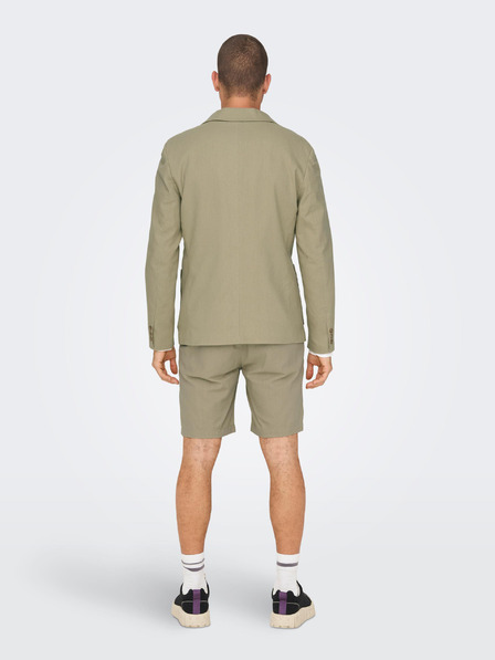 ONLY & SONS Beige Herren-Jacke aus Leinenmischgewebe ONLY & SONS Eve