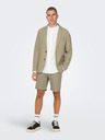 ONLY & SONS Beige Herren-Jacke aus Leinenmischgewebe ONLY & SONS Eve