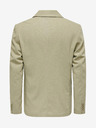 ONLY & SONS Beige Herren-Jacke aus Leinenmischgewebe ONLY & SONS Eve