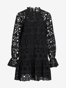 Vila Schwarzes Damen-Madeira-Kleid VILA Vibradie