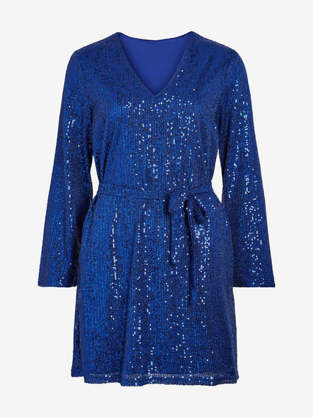 Vila Blaues Frauen VILA Viglitas Deep Dress