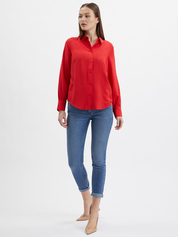 Orsay Dunkelrosa Damenbluse ORSAY