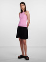 Pieces Pinkes geripptes Damen-Basic-Tank-Top Pieces Hand