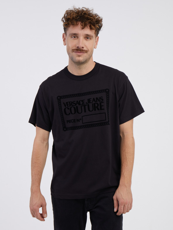 Versace Jeans Couture Schwarzes Herren-T-Shirt von Versace Jeans Couture