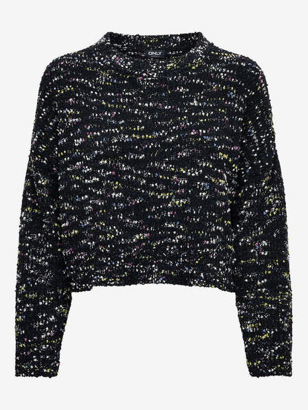 ONLY Schwarzer gestreifter Damenpullover ONLY Gracie