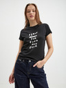 Diesel Schwarzes Diesel Damen-T-Shirt