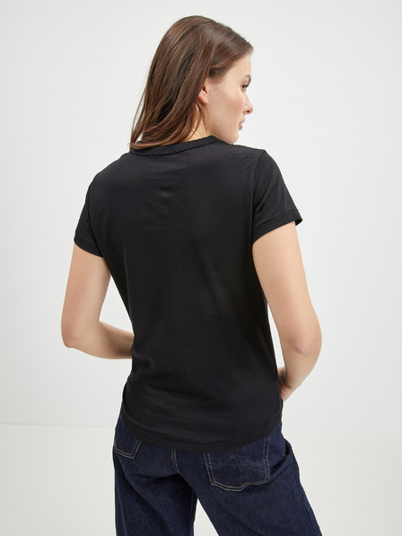 Diesel Schwarzes Diesel Damen-T-Shirt
