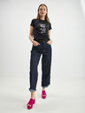 Diesel Schwarzes Diesel Damen-T-Shirt