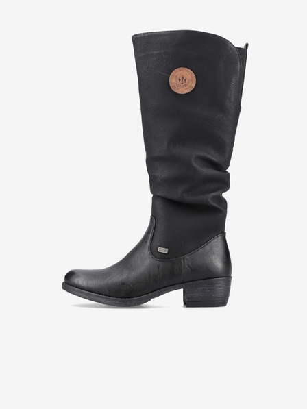 Rieker Schwarze isolierte Damenstiefel Rieker