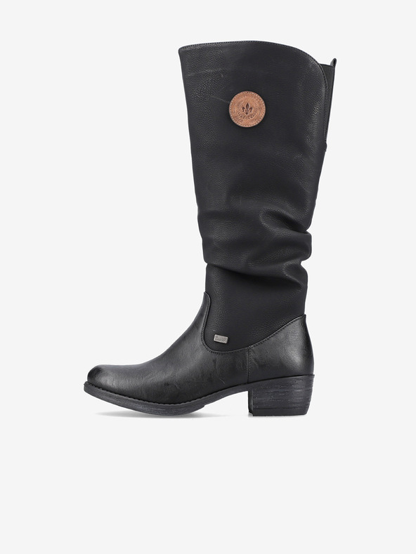 Rieker Schwarze isolierte Damenstiefel Rieker