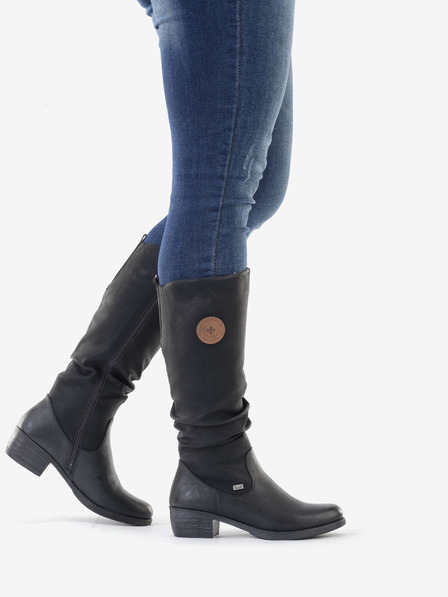 Rieker Schwarze isolierte Damenstiefel Rieker