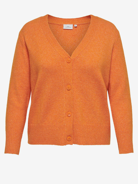 ONLY CARMAKOMA Orangefarbene Damen ONLY CARMAKOMA Hazel Strickjacke
